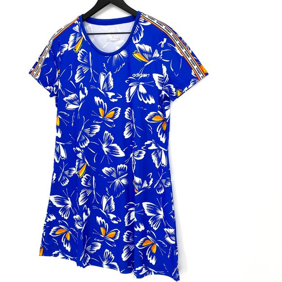 FARM RIO x ADIDAS Butterfly Mini Dress NWT - Picture 3 of 16